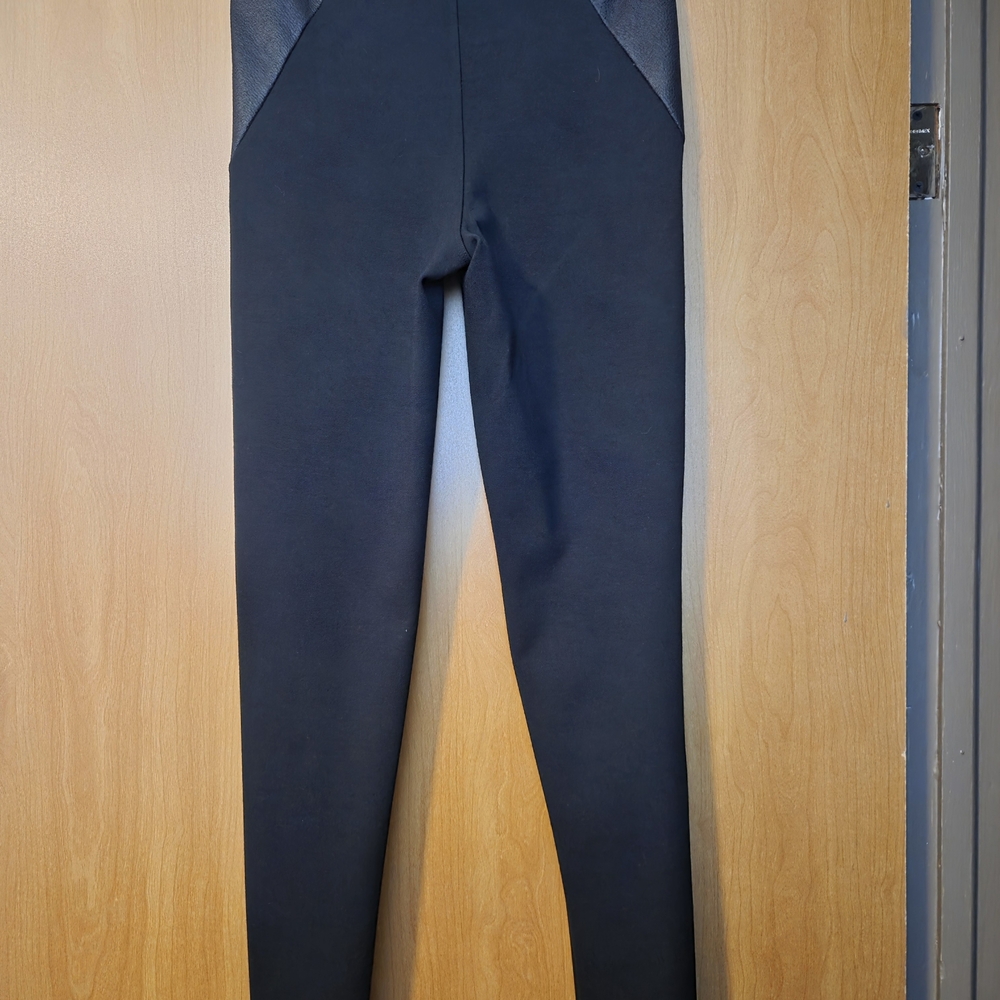 EXPRESS Black Women's Faux Leather Leggings Size S - Picture 3 of 5